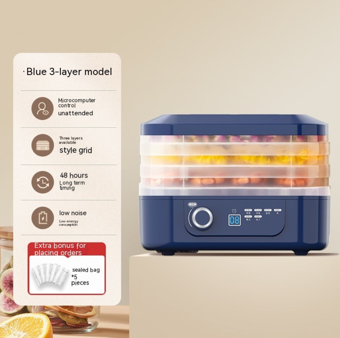 Déshydrateur alimentaire ThermoSafe