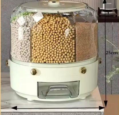 Distributeur de nourriture rotatif à 360°